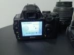 Nikon D60 Bodys 2x incl. 18-55mm VR und Zubehör Digitale, Nieuw