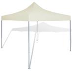 vidaXL Partytent inklapbaar 3x3 m crème, Tuin en Terras, Partytenten, Verzenden, Nieuw