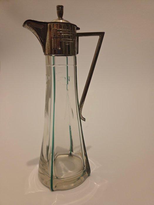 Carafe - Chrome, Verre, Antiek en Kunst, Kunst | Designobjecten