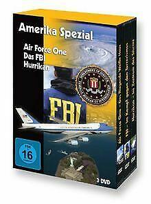 Amerika Spezial (Air Force One - FBI - Hurrikan) - 3 DVD ..., Cd's en Dvd's, Dvd's | Overige Dvd's, Gebruikt, Verzenden