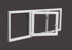 PVC raam vast-draaikiep-vast b200xh80 cm wit stomp, Doe-het-zelf en Bouw, Nieuw, Ophalen of Verzenden, 80 tot 120 cm, 160 cm of meer