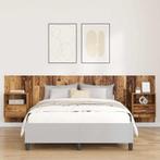 vidaXL Hoofdeinde Met Kast met lade 3 pcs Oud Hout Bewerkt, Huis en Inrichting, Verzenden, Nieuw