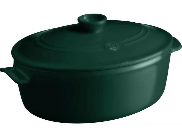 2dekans | Emile Henry Ronde Kookpot - Donkergroen - 28 cm -, Elektronische apparatuur, Vaatwasmachines, Ophalen of Verzenden