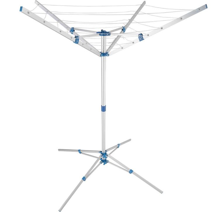 tectake Mobiele droogmolen - grijs, Tuin en Terras, Droogmolens en Wasrekken, Verzenden