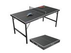 Veiling - Mini Tafeltennistafel Flexi - Zwart / Zilver, Sports & Fitness, Ping-pong