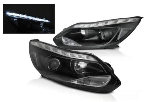 LED koplampen Black geschikt voor Ford Focus MK3, Auto-onderdelen, Verlichting, Nieuw, Universele onderdelen, Verzenden
