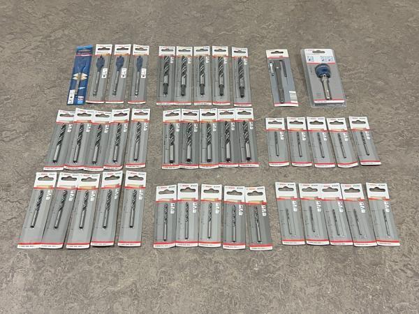 Veiling - Bosch houtboren set diversen 40-delig, Doe-het-zelf en Bouw, Gereedschap | Boormachines