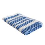 Badstof Werkdoekje 33x35cm Blauw/Wit gestreept - Treb Towels, Overige typen, Verzenden
