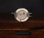 Romein brons emailleerde disc broche fibula - 3.5 cm, Verzamelen