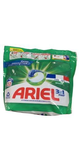 Tweedekans | Ariel 3in1 Pods – Rapid Dissolution – 32 beschikbaar voor biedingen