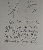 Joan Miro (1893-1983) - Double lithograph + justification of