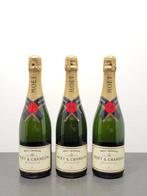 Moët & Chandon, Imperial - Champagne Brut - 3 Flessen (0.75, Verzamelen, Wijnen, Nieuw