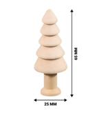 Houten boomfiguur (voor knutselwerkjes, 6.5 cm hoog), Verzenden, Nieuw
