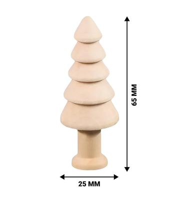 Houten boomfiguur (voor knutselwerkjes, 6.5 cm hoog) beschikbaar voor biedingen