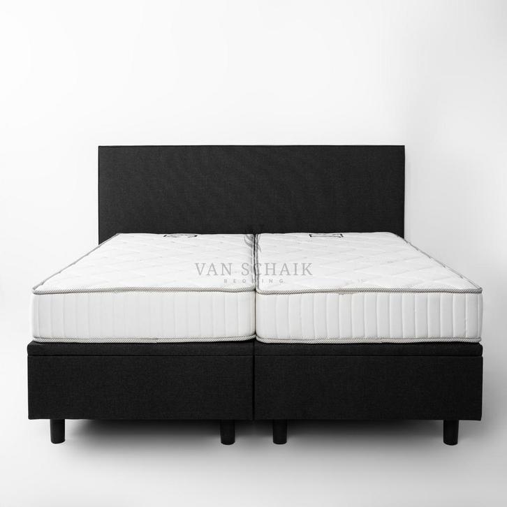 van Schaik Opbergboxspring Sam met Matrassen - 130 x 200, Maison & Meubles, Chambre à coucher | Lits boxsprings