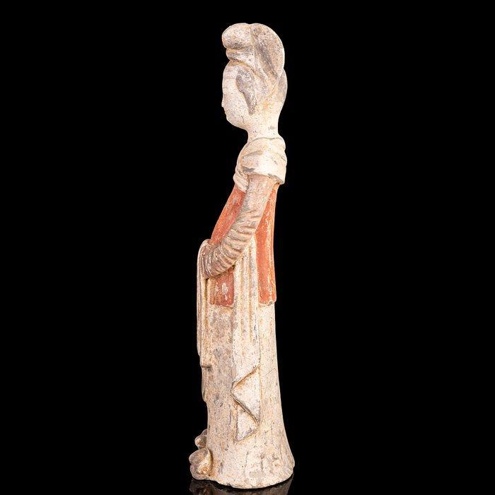 Oud Chinees, Tang-dynastie Aardewerken staande figuur van, Antiek en Kunst, Antiek | Overige Antiek