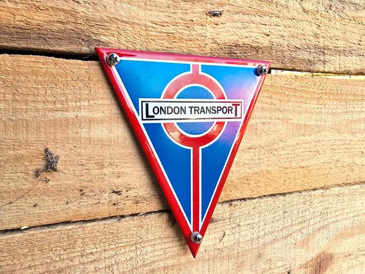 London transport" driehoek, Verzamelen, Merken en Reclamevoorwerpen, Verzenden