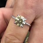 Bague de fiançailles - 14 carats Or blanc - 2.15ct. tw. -