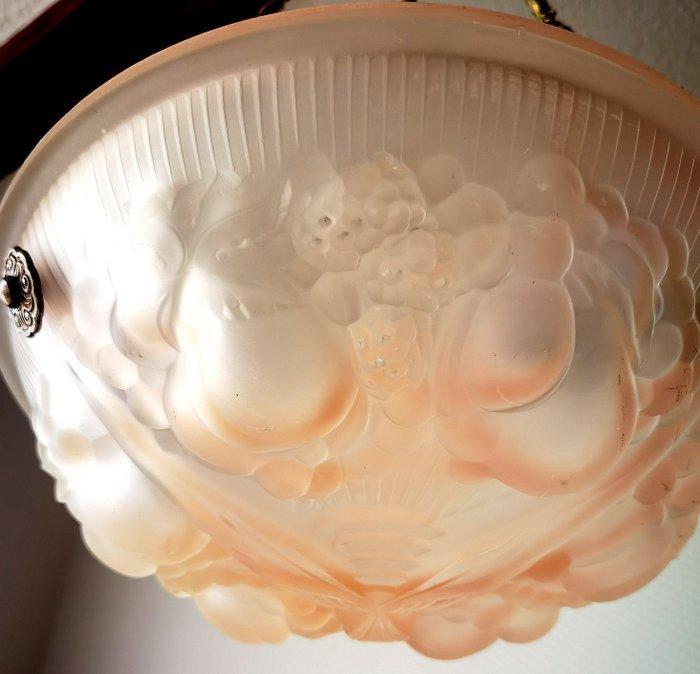 Muller Frères - Lamp - glas-in-lood , brons, Antiek en Kunst, Kunst | Designobjecten