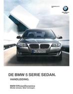 2011 BMW 5 SERIE SEDAN INSTRUCTIEBOEKJE NEDERLANDS, Autos : Divers, Modes d'emploi & Notices d'utilisation