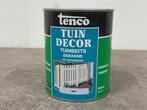Veiling - 4x Tenco tuindecor tuinbeits dekkend wit 1000ml, Doe-het-zelf en Bouw, Verf, Beits en Lak, Nieuw