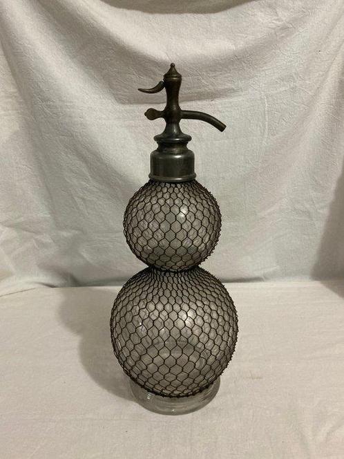 Introuvable Siphon à Vin mousseux/Eaux/Soda Double Gourde, Antiek en Kunst, Antiek | Keukengerei