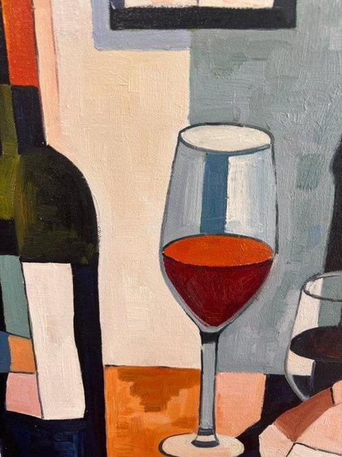 Enzo (XX) - Apéro, Antiek en Kunst, Kunst | Schilderijen | Modern