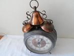Wekker - Antiek Glas, IJzer, Messing - 1910-1920