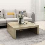 vidaXL Salontafel 100x100x35 cm bewerkt hout sonoma, Huis en Inrichting, Verzenden, Nieuw