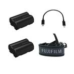 Fujifilm X-H2S Battterij + riem + Kabel only Digitale, Verzenden