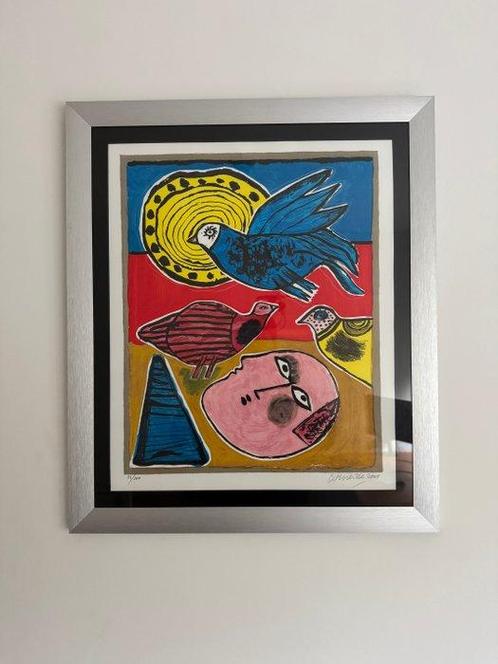 Corneille (1922-2010) - L’oiseau Bleu, Antiek en Kunst, Antiek | Overige Antiek