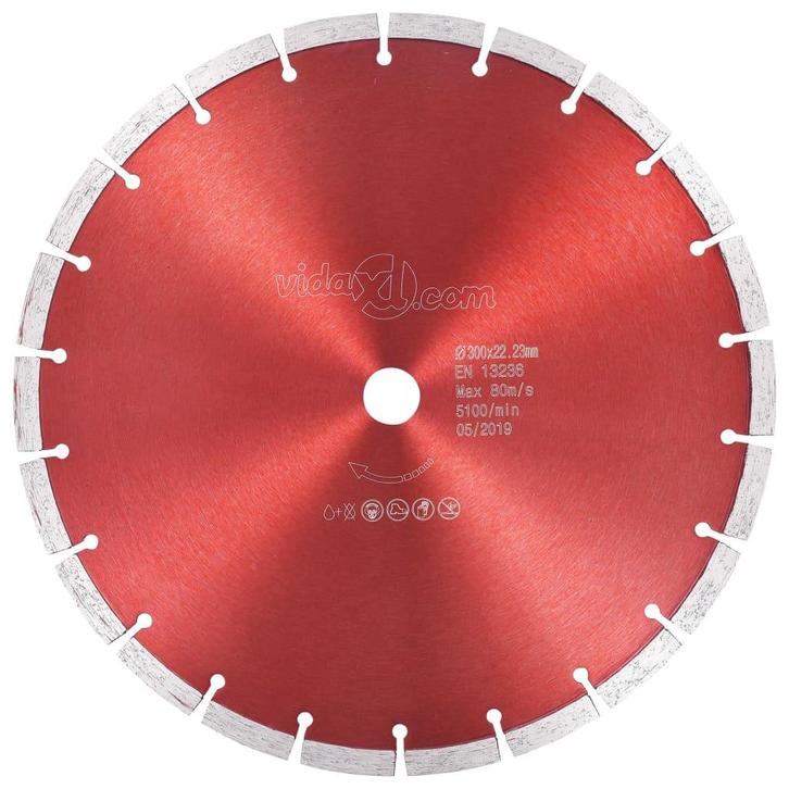 vidaXL Diamantzaagblad 300 mm staal, Doe-het-zelf en Bouw, Gereedschap | Zaagmachines, Nieuw, Verzenden