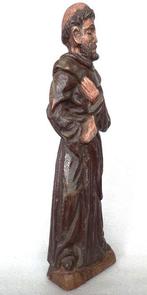 Standbeeld - Sint Franciscus van Assisi - Volkskunst - met, Antiek en Kunst