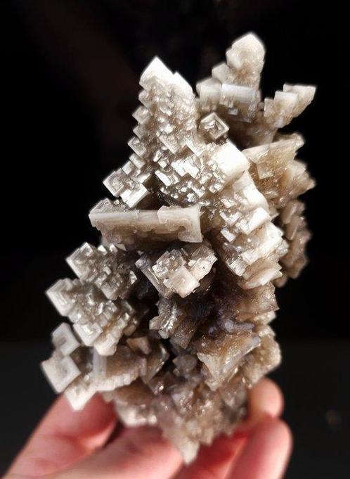haliet Kristalcluster - Hoogte: 14 cm - Breedte: 7 cm- 230 g, Verzamelen, Mineralen en Fossielen