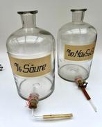 Pot de pharmacie (2) - Verre - Historique de lofficine