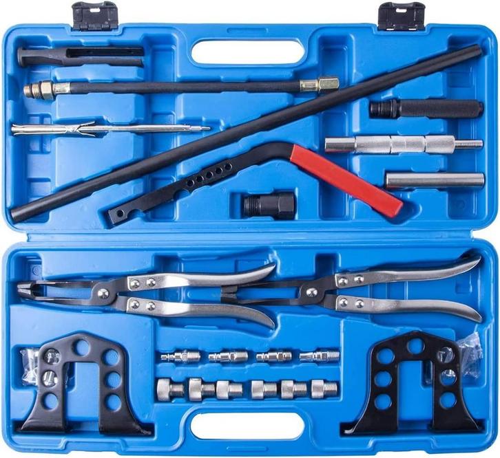 Compressor set Klepveer demontage + montage auto gereedschap, Auto diversen, Autogereedschap, Nieuw, Ophalen of Verzenden