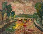 Louis Meys (1902-1995) - Seine in Parijs - No Reserve, Antiek en Kunst, Kunst | Schilderijen | Klassiek