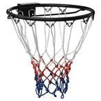 vidaXL Basketbalring 39 cm staal zwart, Verzenden, Nieuw