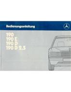1986 MERCEDES BENZ 190 INSTRUCTIEBOEKJE DUITS, Auto diversen, Handleidingen en Instructieboekjes