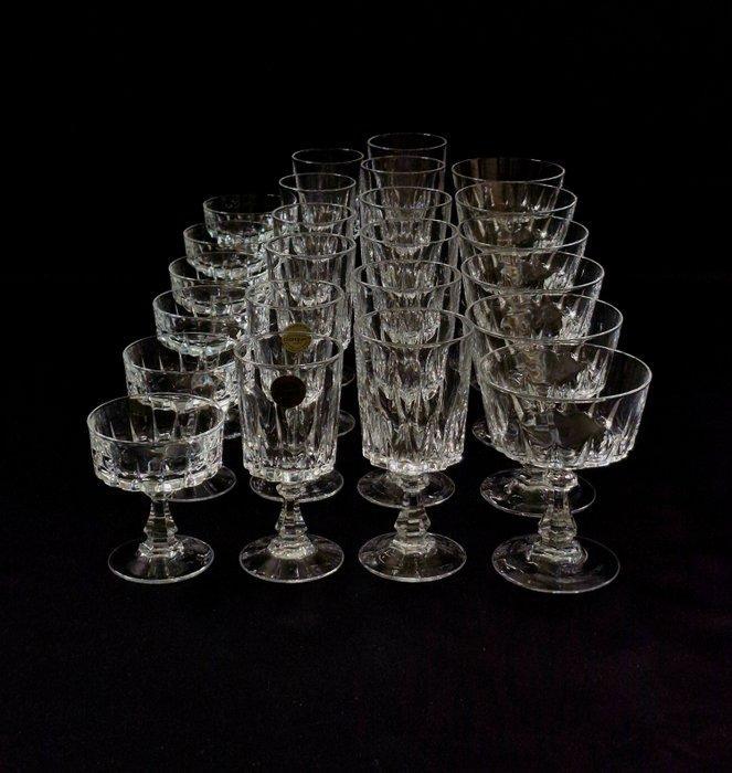 DArques Crystal - Drinkservies voor 6 (24) - Louvre -, Antiek en Kunst, Antiek | Meubels | Tafels