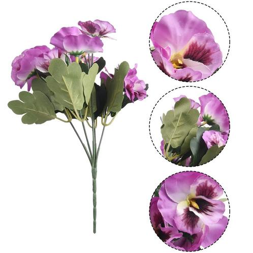 Viooltje, vioolen Pansy Purper pick 30cm Kunst viooltjes, Huis en Inrichting, Woonaccessoires | Kunstplanten en Kunstbloemen, Nieuw