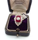 Ring - 18 karaat Geel goud - 0.34ct. tw. Diamant, Handtassen en Accessoires, Nieuw