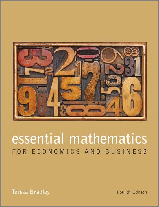 Essential Mathematics For Economics 4e 9781118358290, Livres, Langue | Anglais, Envoi