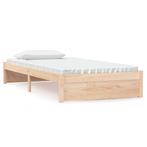 Massief Houten Bed 100x200 | Retour Deal | 46% Korting!, Huis en Inrichting, 100 cm, Eenpersoons, Verzenden, Nieuw