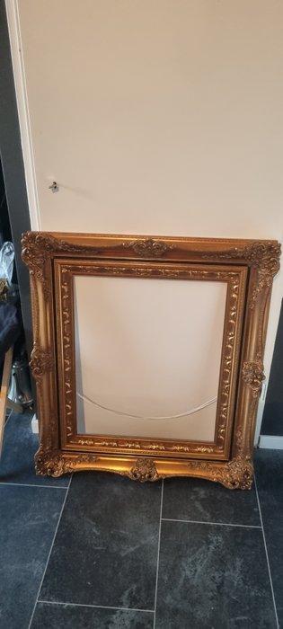 Lijst- Barok - Gips, Hout - Prachtige barokke lijst, Antiek en Kunst, Antiek | Overige Antiek