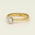 Ring - 14 karaat Geel goud - 0.38ct. tw. Diamant