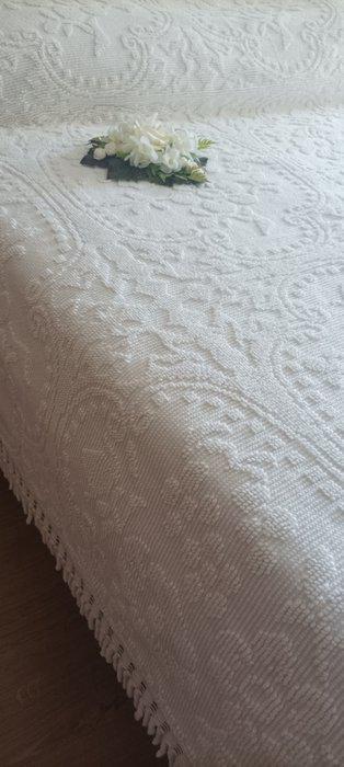 Spectaculaire grote quilt gemaakt op een weefgetouw, met, Antiek en Kunst, Antiek | Tapijten, Tafelkleden en Textiel