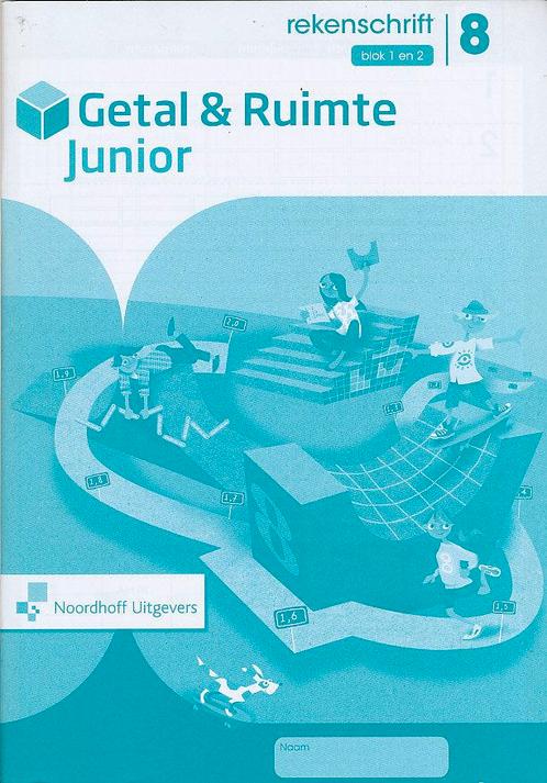Getal en Ruimte Junior Rekenschrift blok 1-2 Groep 8 (per st, Livres, Livres scolaires, Envoi