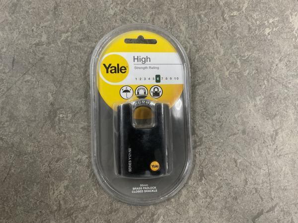 Veiling - 5x Yale - Y121/50/132/1 - hangslot zwaar 50 mm, Diensten en Vakmensen, Reparatie en Onderhoud | Sloten