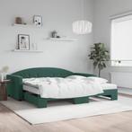 vidaXL Slaapbank onderschuifbed matrassen 100x200cm, Huis en Inrichting, Verzenden, Nieuw